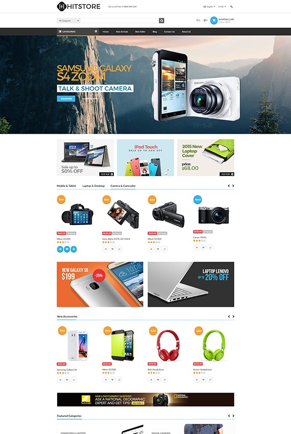 Plantilla de HitStore - Responsive Hitech